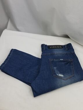 Premiere by rue 21 distressed boyfriend jeans size 7/8
